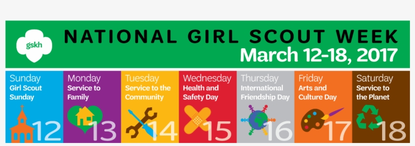National Girl Scout Week 2017, transparent png #6455261