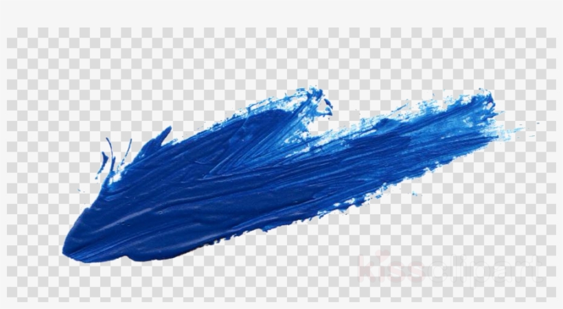 Navy Brush Stroke Png Clipart Paint Brushes - Clip Art, transparent png #6455421