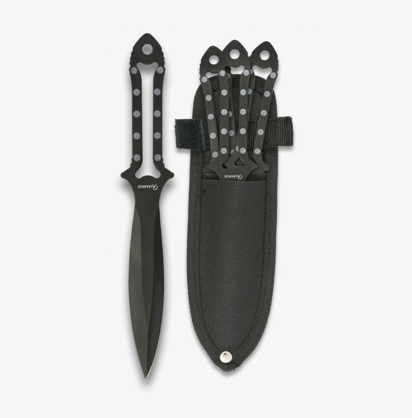 Set 3 Throwers Albainox - Knife, transparent png #6455526