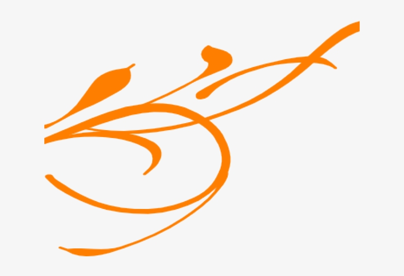 Orange Flower Clipart Swirls - Lower Your Heating Bills With Energy Saving Insulated, transparent png #6455985