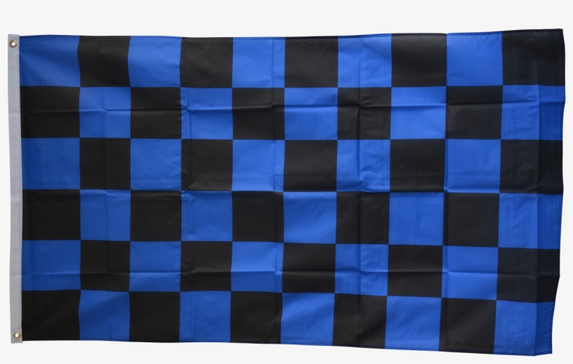 Checkered Blue-black Flag, transparent png #6456321