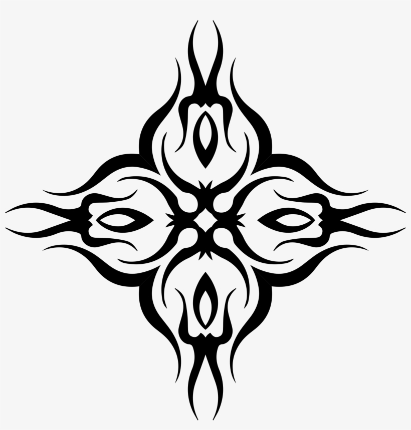 Clipart Tribal Art - Rosa Dos Ventos Tatuagem Tribal, transparent png #6456388