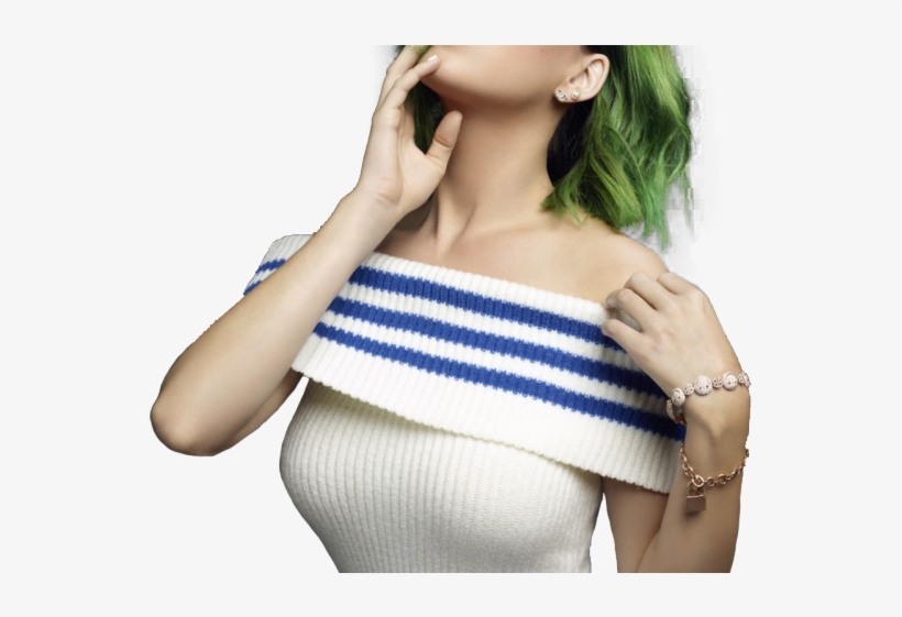 Katy Perry Clipart Fire - Katy Perry Sexy Green Hair, transparent png #6456465