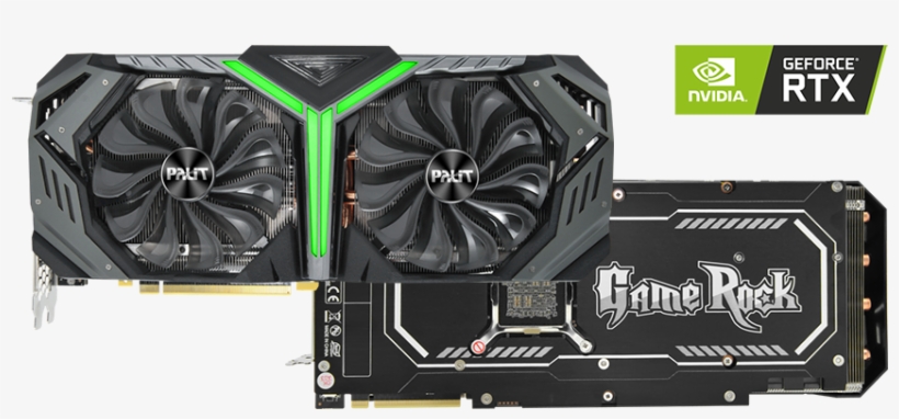 Palit Geforce Rtx 2080 Gamerock Gpu The Palit Nvidia - Rtx 2070 Game Rock, transparent png #6456585