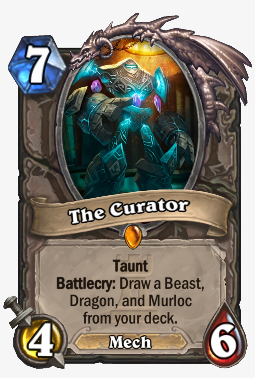 The Curator - Hearthstone Rastakhan Rumble Cards, transparent png #6456652