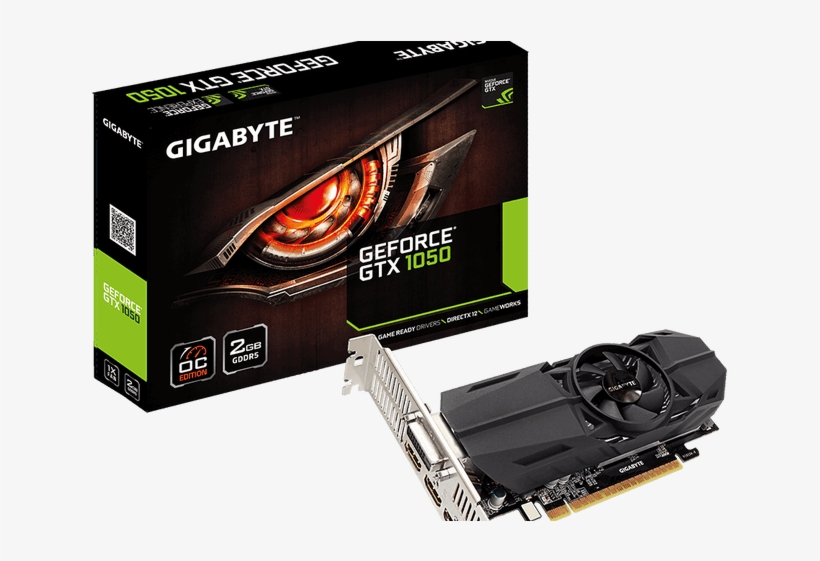 Gigabyte Introduces Half Height Gtx 1050 And Ti Graphic - Gigabyte Windforce Gtx 1050 Ti, transparent png #6456768