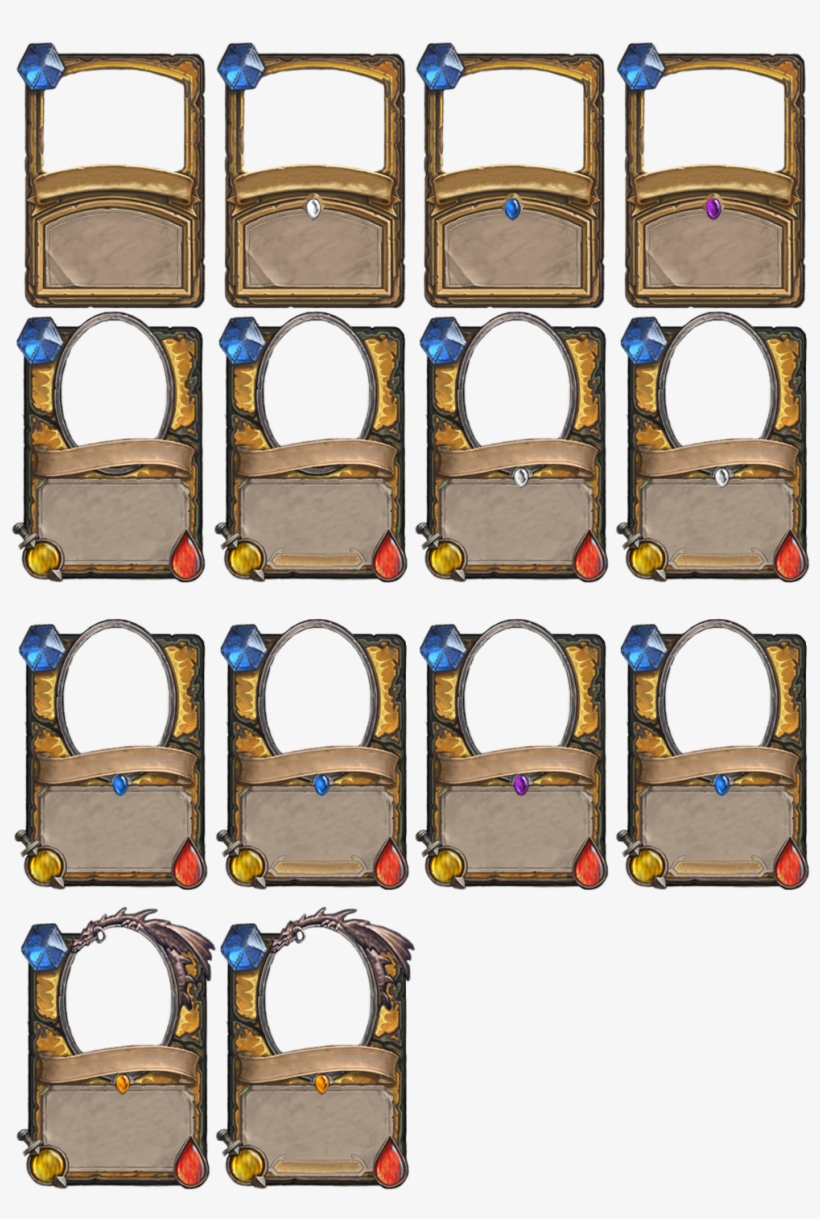 Hearthstone Empty Cards, transparent png #6456771