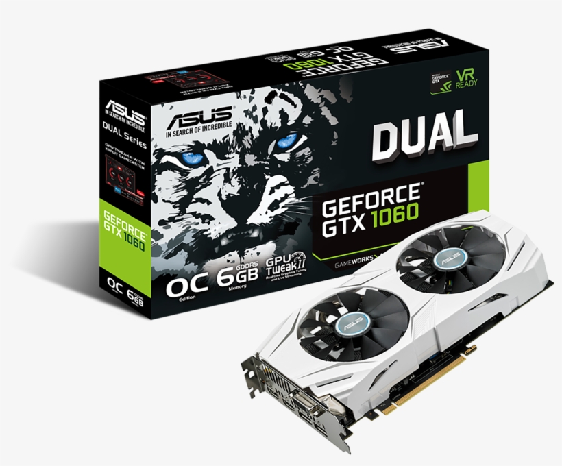 Gallery - Asus Dual Gtx1060 3gb, transparent png #6456970