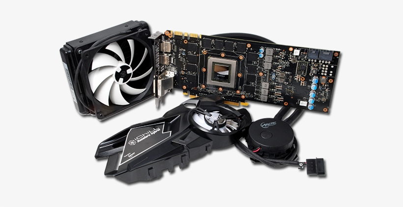 Inno3d Ichill Geforce Gtx 780 Ti Accelero Hybrid - Innovision Multimedia Limited, transparent png #6457239
