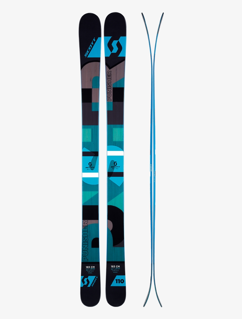 Scott Sports Punisher 110 Skis - Scott Punisher 110 2016 All Mountain Skis, transparent png #6457392