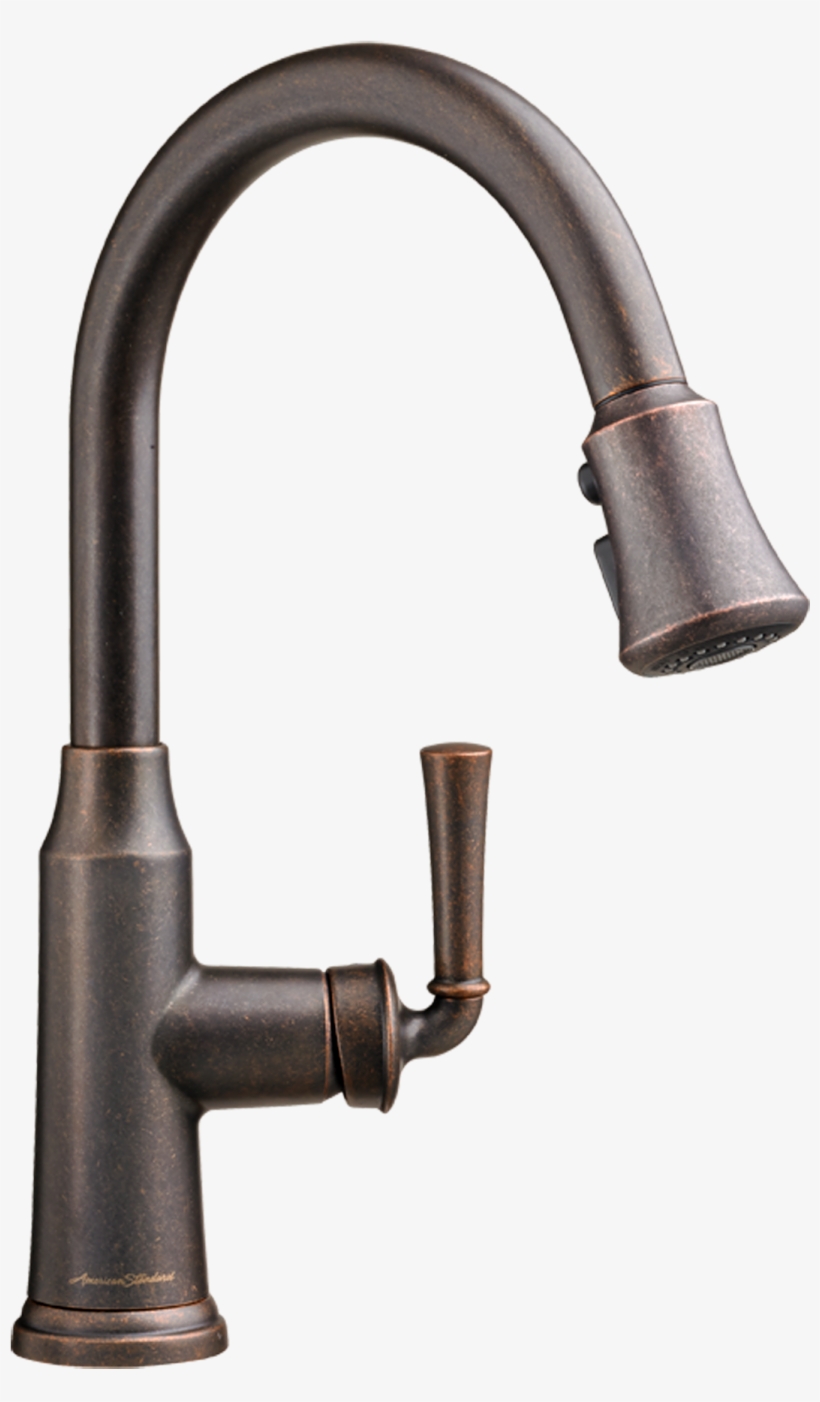 Portsmouth 1 Handle Pull Down High Arc Kitchen Faucet - American Standard 4285.300.224 Oil-rubbed Bronze Portsmouth, transparent png #6458492