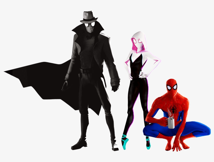 Gwen-spiderman - Spiderman Into The Spider Verse, transparent png #6458629