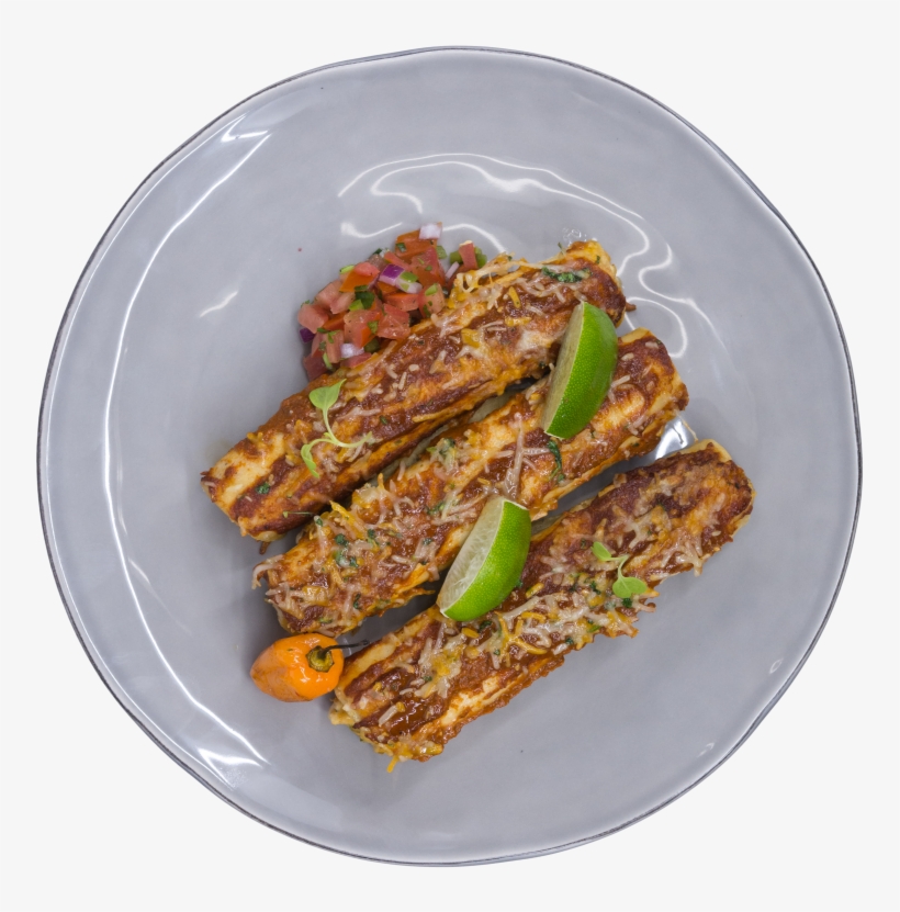 Chicken Enchiladas1 - Okra, transparent png #6458756