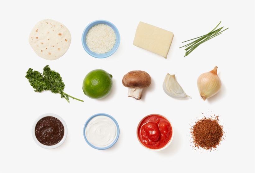 Cheesy Enchiladas Rojas With Mushrooms & Kale - Spice, transparent png #6459073