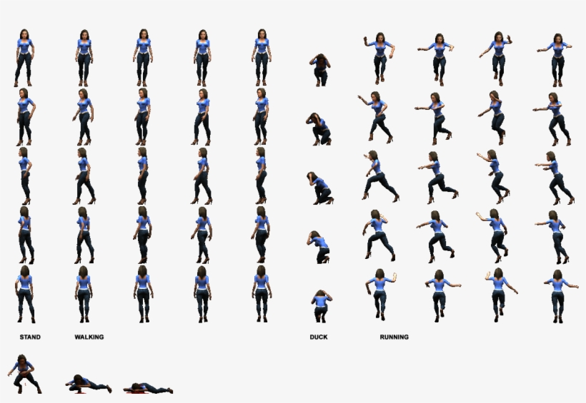 Npc Girl Sprites Duke - Portable Network Graphics, transparent png #6459948