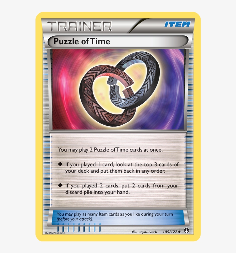 Best Breakpoint Cards - Puzzle Of Time Pokemon Card, transparent png #6460341