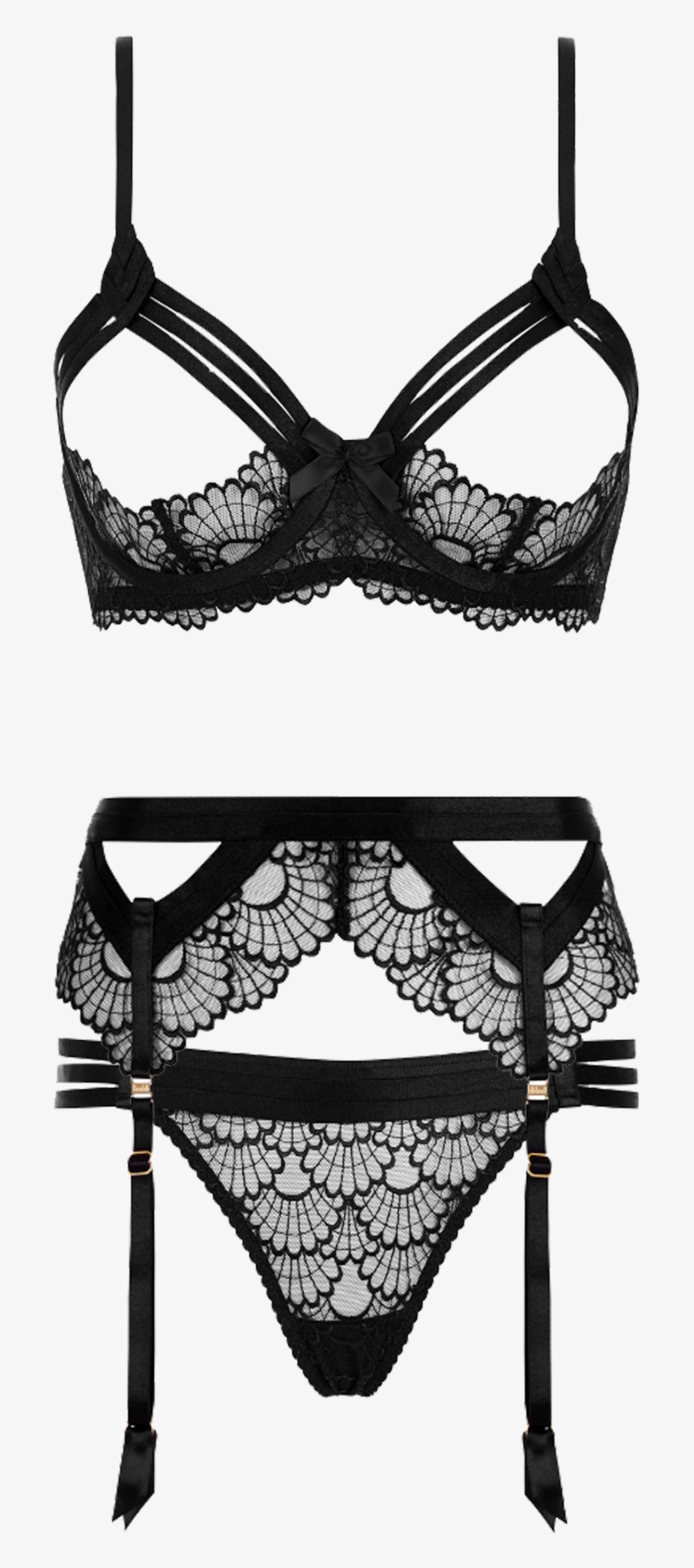 Sensu By Bordelle / Now 30% Off Elegant Lingerie, Black - Lingerie - Free  Transparent PNG Download - PNGkey