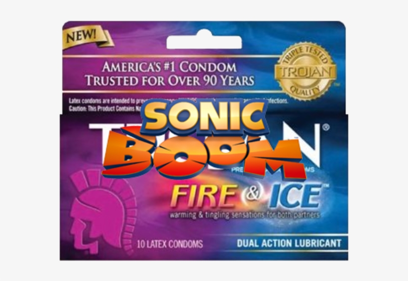 Trojan Fire & Ice Lubricated Condoms, transparent png #6462210