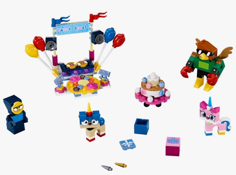 Party Time - Unikitty Lego Party Time, transparent png #6462654