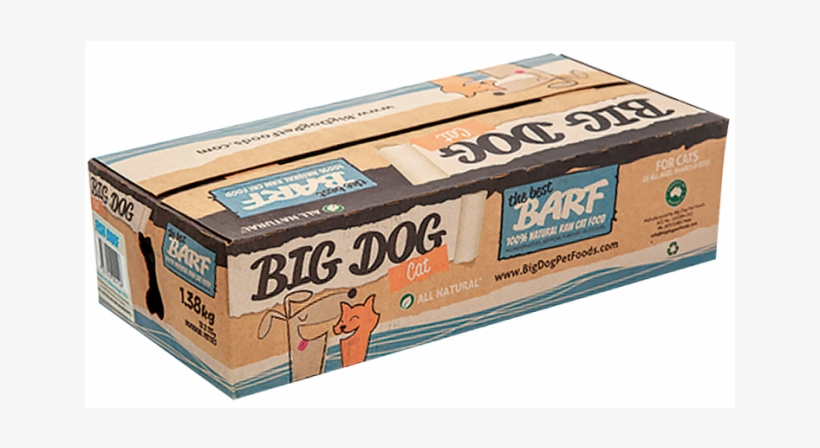 Big Dog Frozen Raw Cat Food, transparent png #6463054