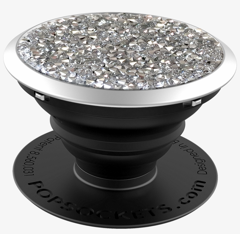 Maximum Sparkle Meets Maximum Vibe When This Favorite - Silver Popsocket, transparent png #6463152