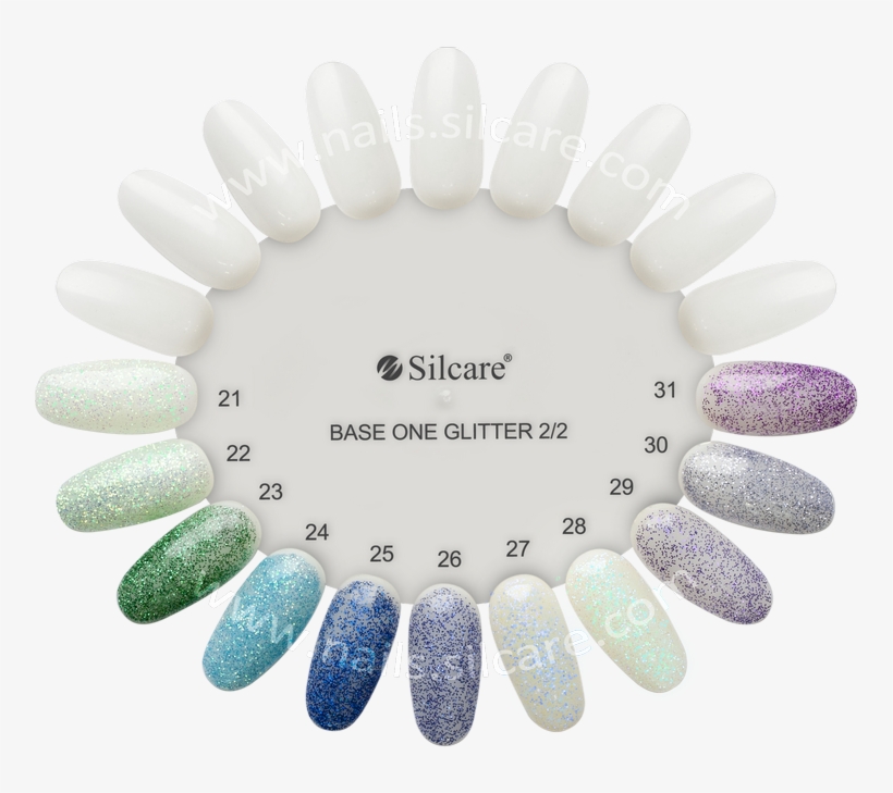 Silcare Gel Base One Glitter Chart Silcare Gel Base - Vlachs In Serbia Flag, transparent png #6463609