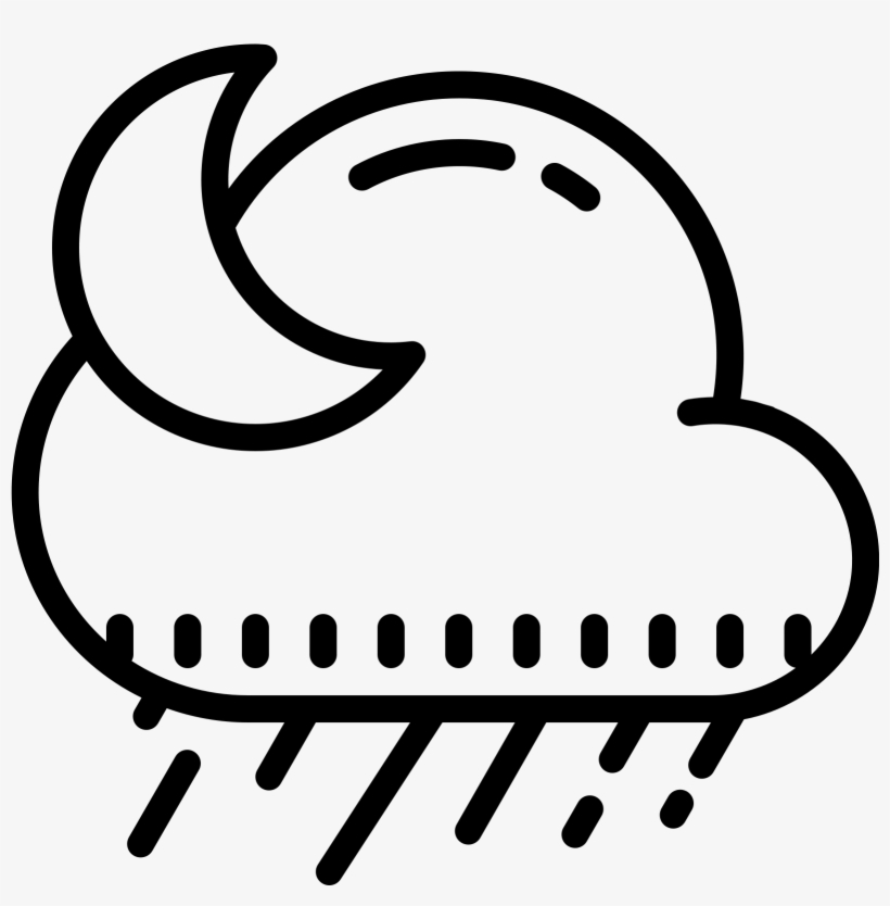 Rainy Night Icon, transparent png #6463823