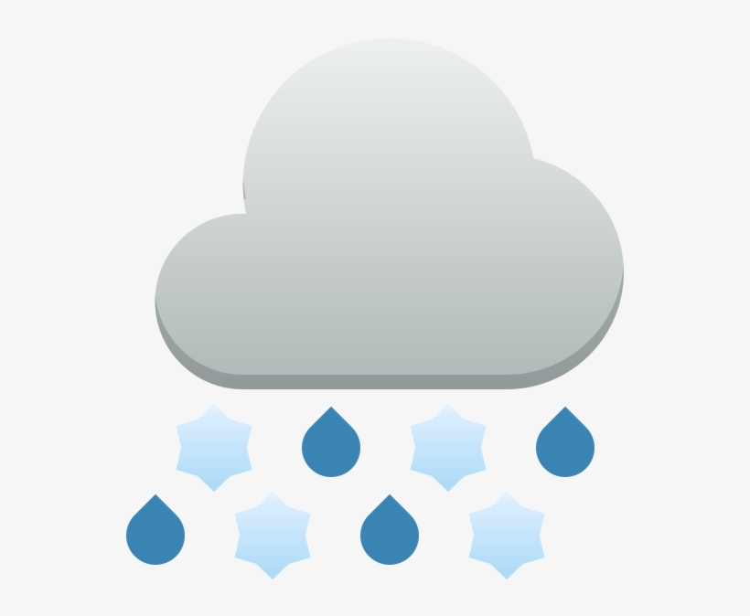Breeze Weather Snow Rain - Weather, transparent png #6464043