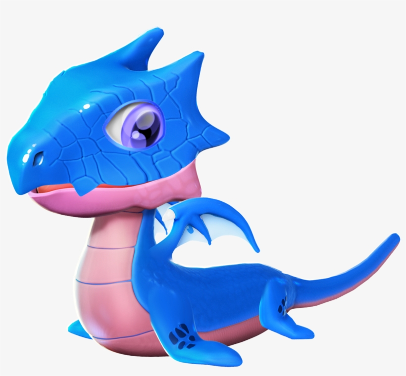 Rain Dragon Baby - Water Dragon Dragon City, transparent png #6464124