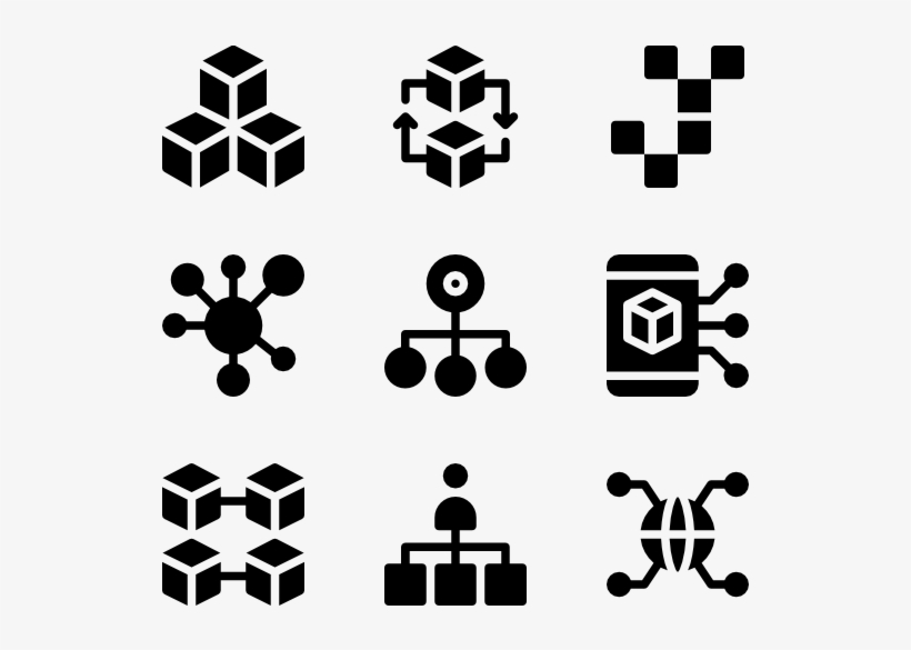 Blockchain - Icon Config, transparent png #6464224