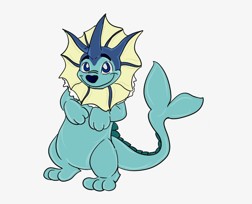 Vaporeon - Cartoon, transparent png #6464717