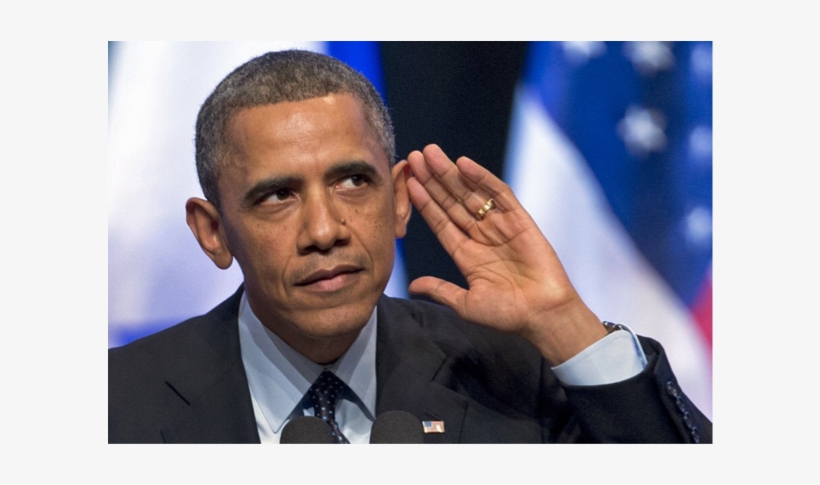 Barack Obama Becomes The 44th President Of The United - Obama Can T Hear, transparent png #6465234