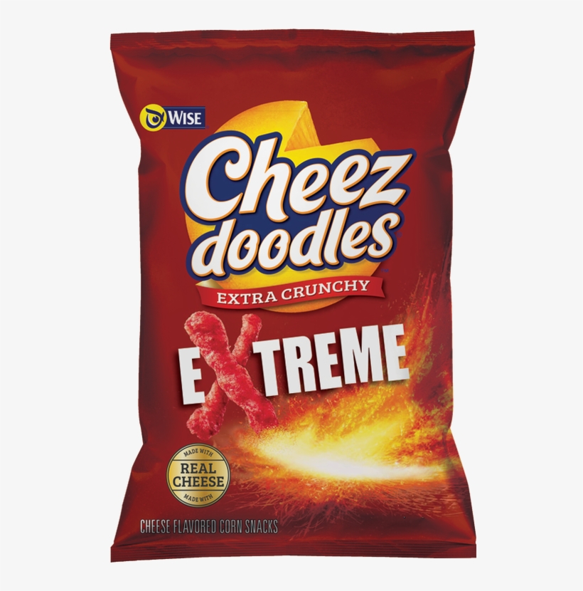 Wise Cheez Doodles Extra Crunchy Extreme Cheese Flavored - Cheez Doodles, transparent png #6465363