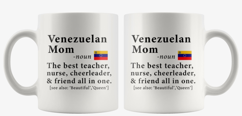 Venezuelan Mom Definition Venezuela Flag Mothers Day - Mug, transparent png #6465539
