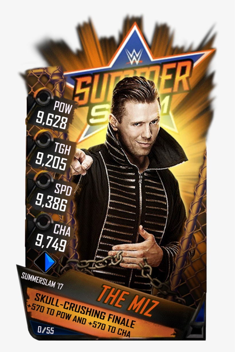 Themiz S3 15 Summerslam17 - Wwe Supercard Summerslam 17 John Cena, transparent png #6466451