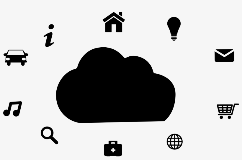 Cloud Elements Alpha Black - Graphic Design, transparent png #6466793