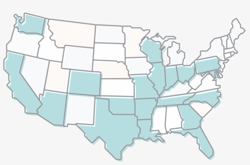 Kendra Scott Kendra Care Locations Us Map - Presidential Election 2016 By County, transparent png #6467738