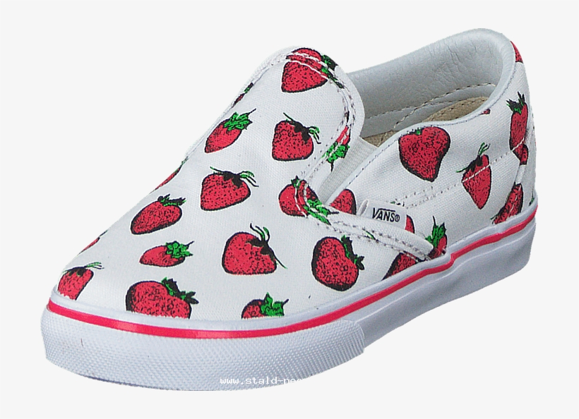 vans strawberry slip on