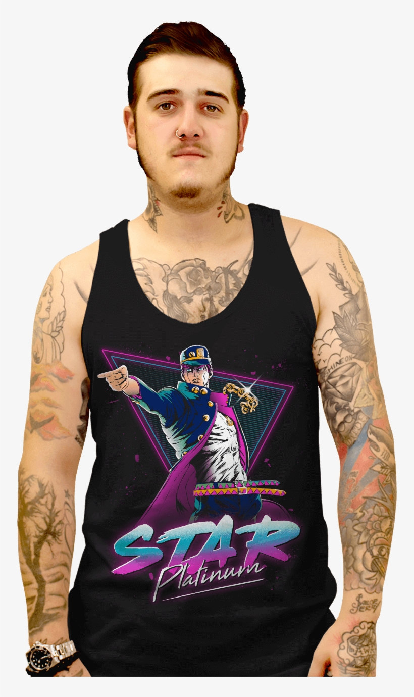 Star Platinum - Active Tank, transparent png #6468380