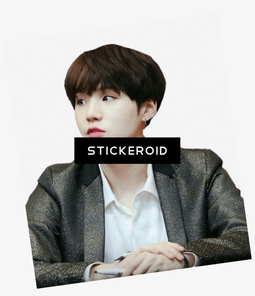 Bts Suga Grey Jacket - Gentleman, transparent png #6469686