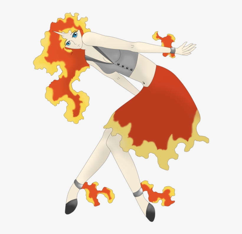 Rapidash Gijinka By Zanture-angel - Cosplay, transparent png #6469856