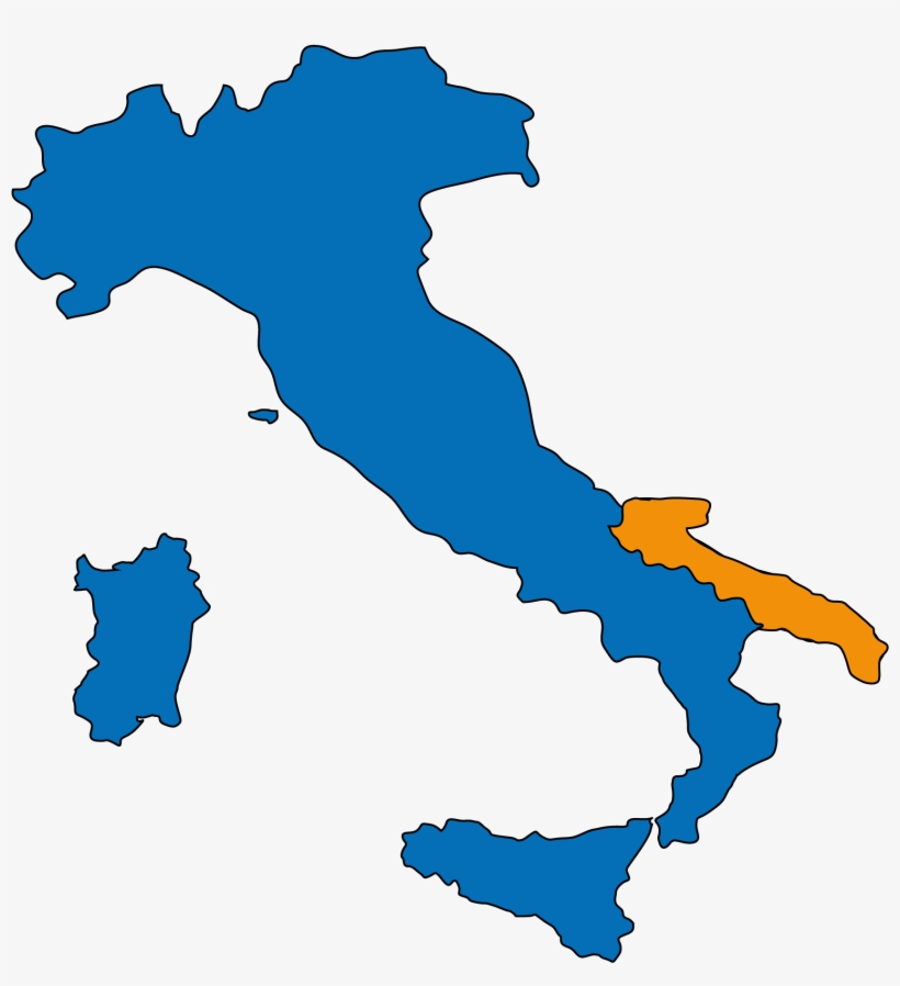 Ar - Net - Map Of Italy Outline Cartoon, transparent png #6470187