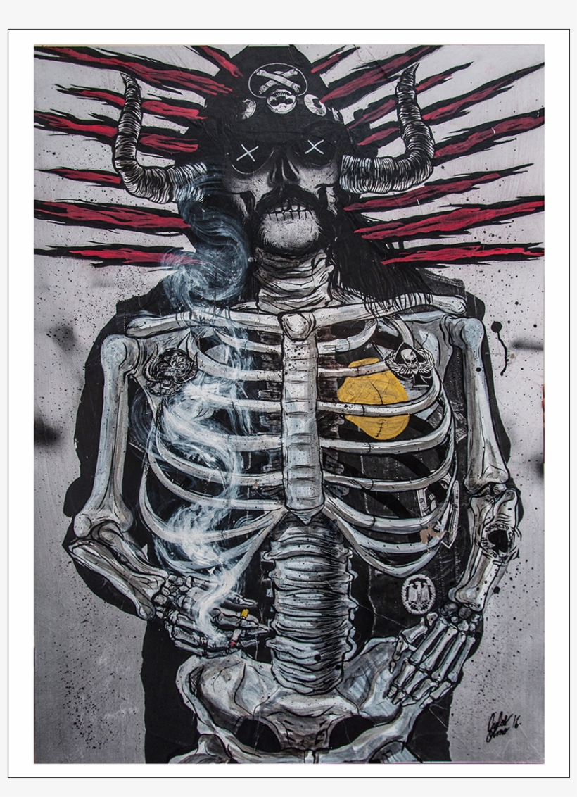 Lemmy Rock Icon 30 X 40 40,00€ - Drawing, transparent png #6470188