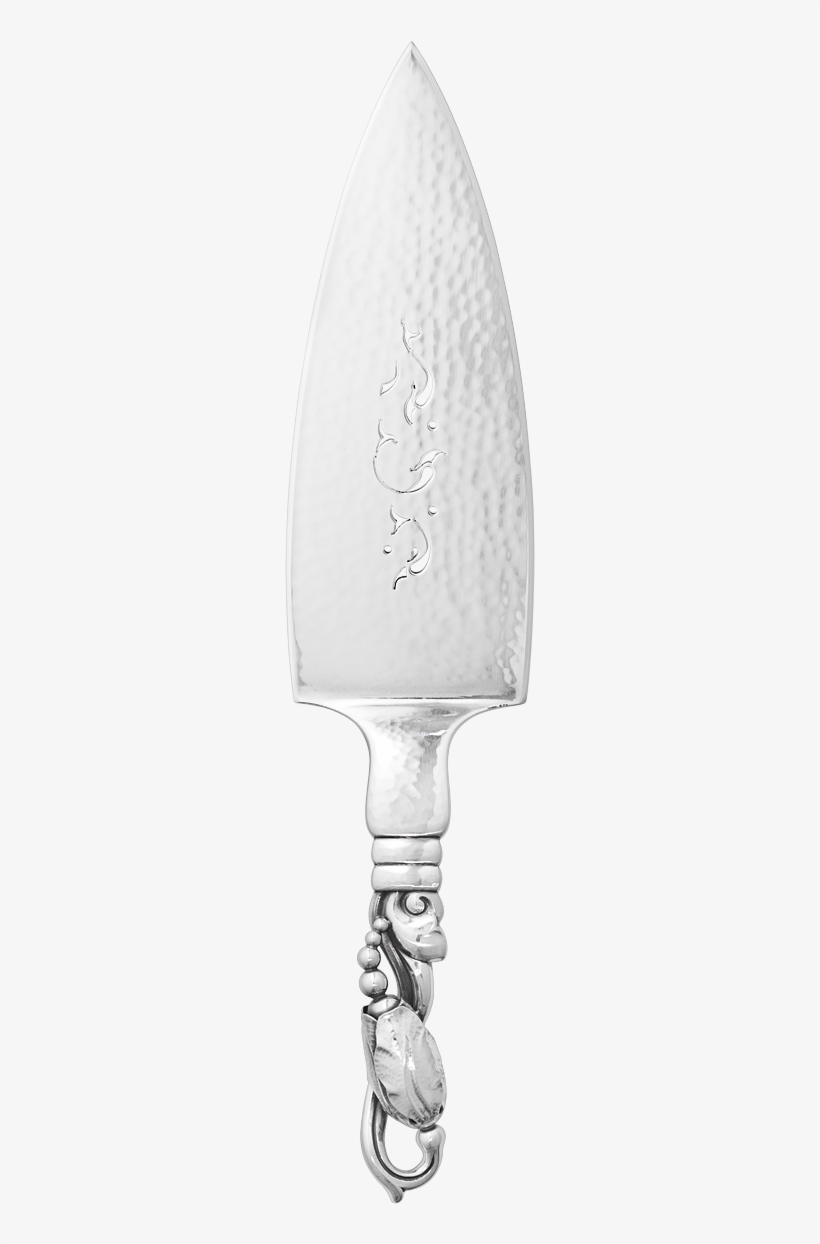 Georg Jensen Blossom Fish Serving Spoon, transparent png #6471594