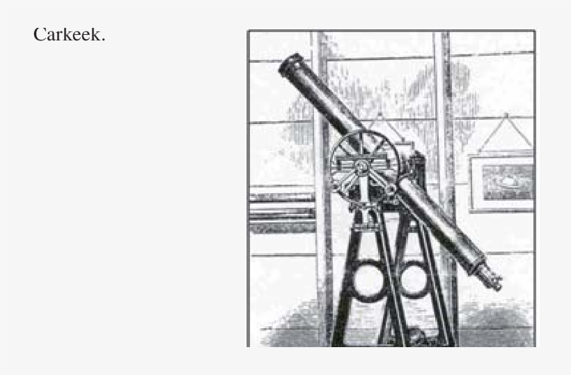 A Transit Telescope Similar To The One Owned By Carkeek - Cannon, transparent png #6471849