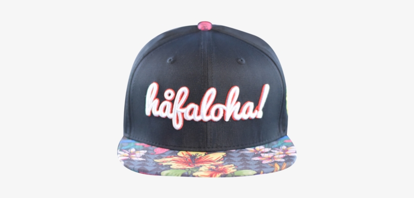 Floral Tribal Black Snapback Hat - Hat, transparent png #6473100