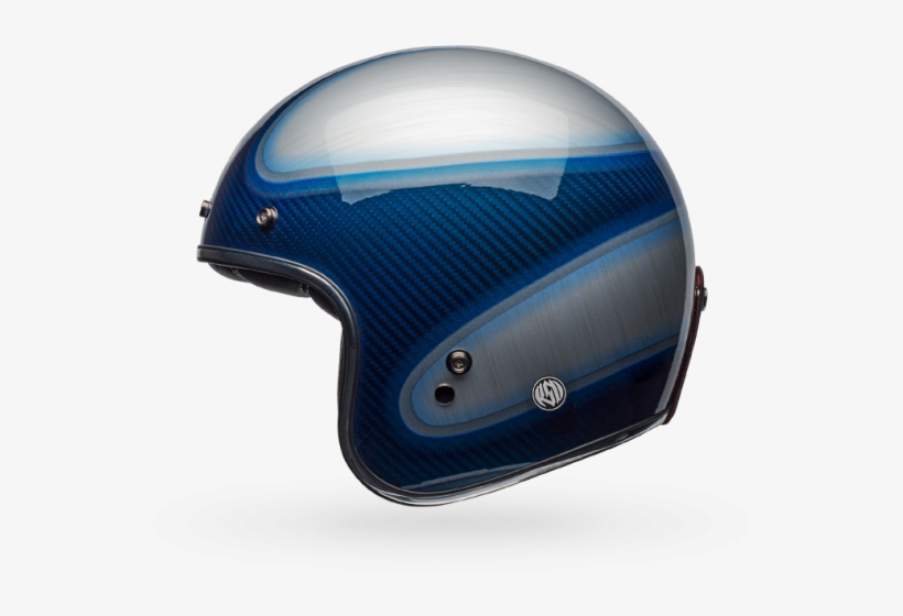 Bell Ps Custom500 Crbn Rsd Jager Candy Blu M - Motorcycle Helmet, transparent png #6473401