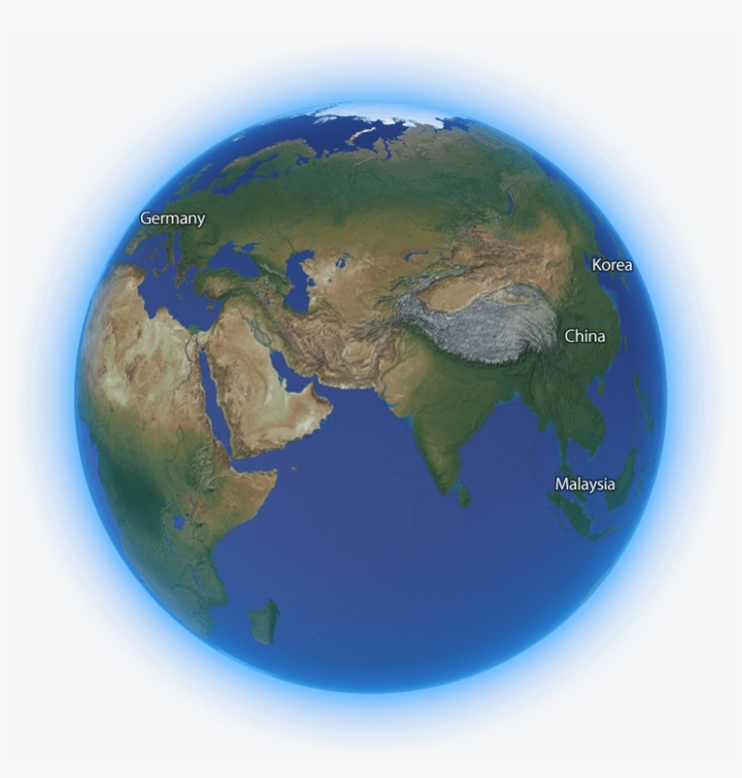 R&d Network 4 Countries Earth Image - Earth, transparent png #6473733