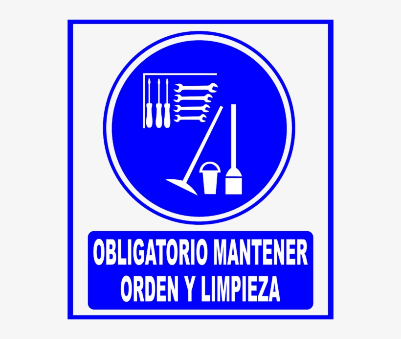 Letrero De Limpieza Related Keywords Suggestions Letrero - Circle, transparent png #6474825