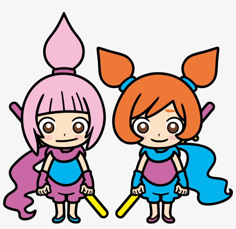 Warioware Gold Kat And Ana, transparent png #6475183